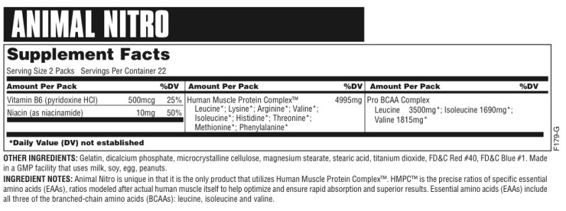 Universal Nutrition Animal Nitro